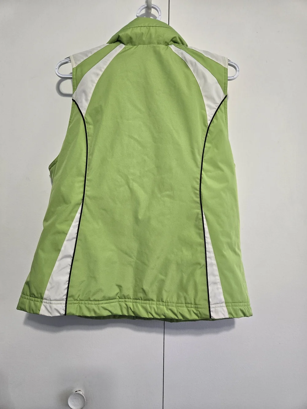 SB Active St Johns Bay Vest Womens Medium Green Zip Up Lightweight Outdoor
